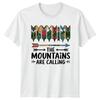 Mountains Are Calling Arrow Camping TShirt Nature Adventure Tee