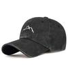 Washed Cotton Baseball Caps Mountain Embroidery Sunscreen Hats Unisex Trucker Hat  Summer
