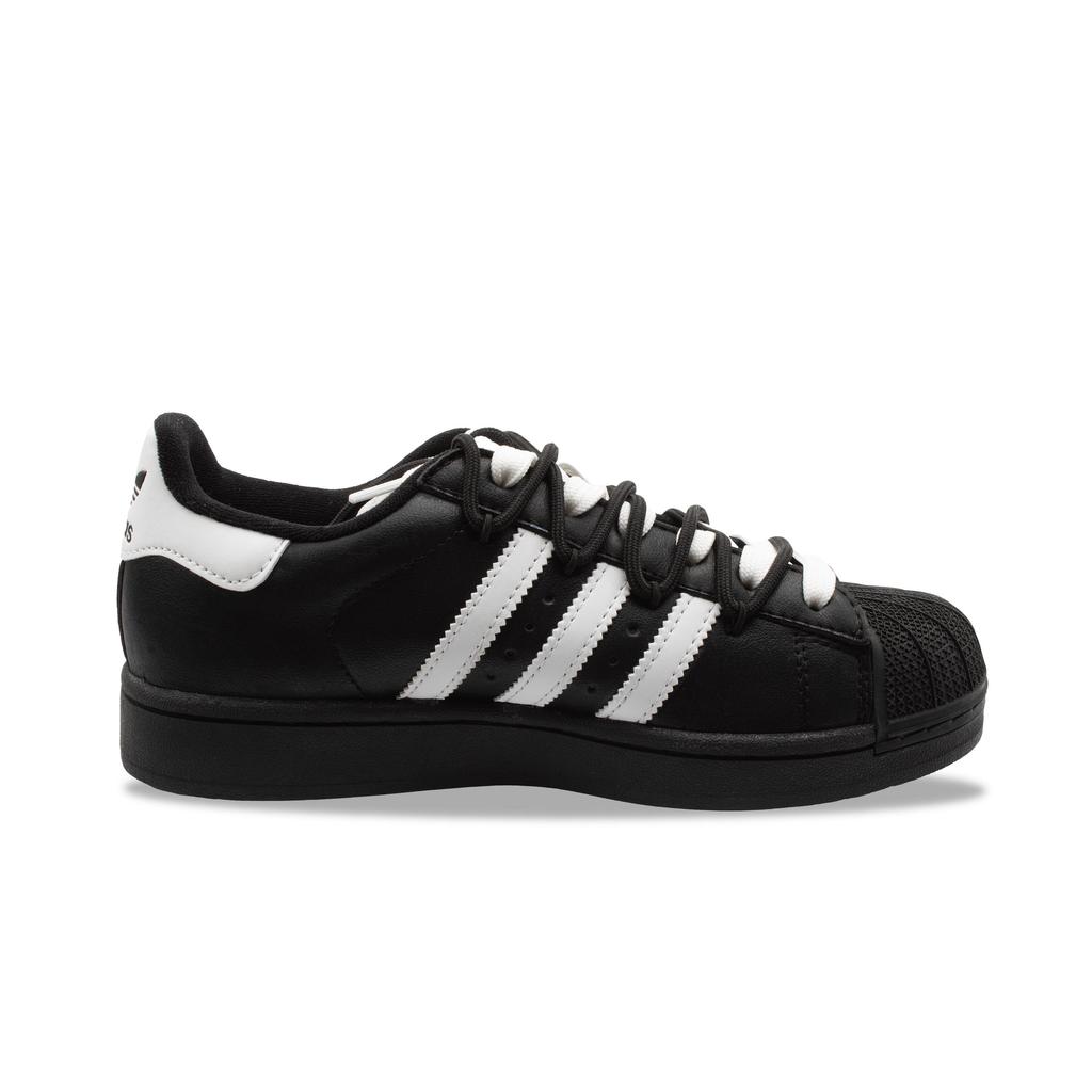 adidas Originals Superstar 2 Skateboard Shoes Unisex Low Top Black/White JI0079(Team1303-)
