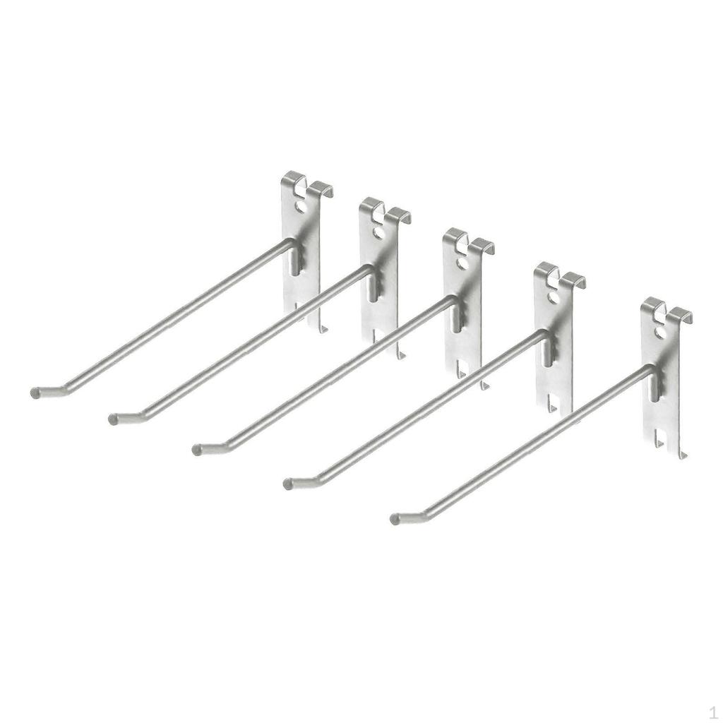 5 Multi-Purpose Wall Hooks, Grid Display Accessories for Kitchen, Backyard, Workshop