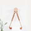 1Pcs with Movable Suction Cup Toilet Paper Holder Toilet Accessories Home Hotel Bathroom Decoration Towel Hanging Rope Wooden