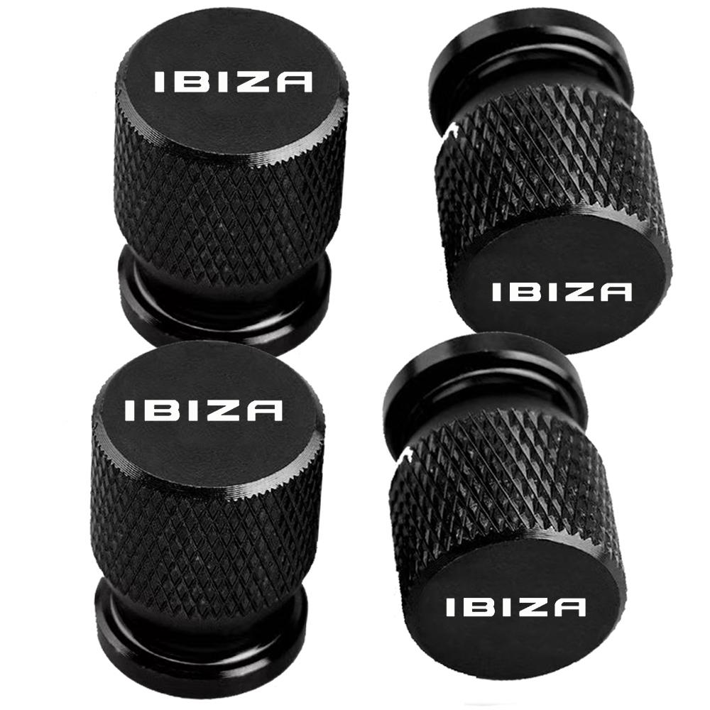4Pcs Car Wheel Tire Valve Caps Tyre Stem Covers Airdust Waterproof For Seat ALTEA Ateca IBIZA MII Accessories
