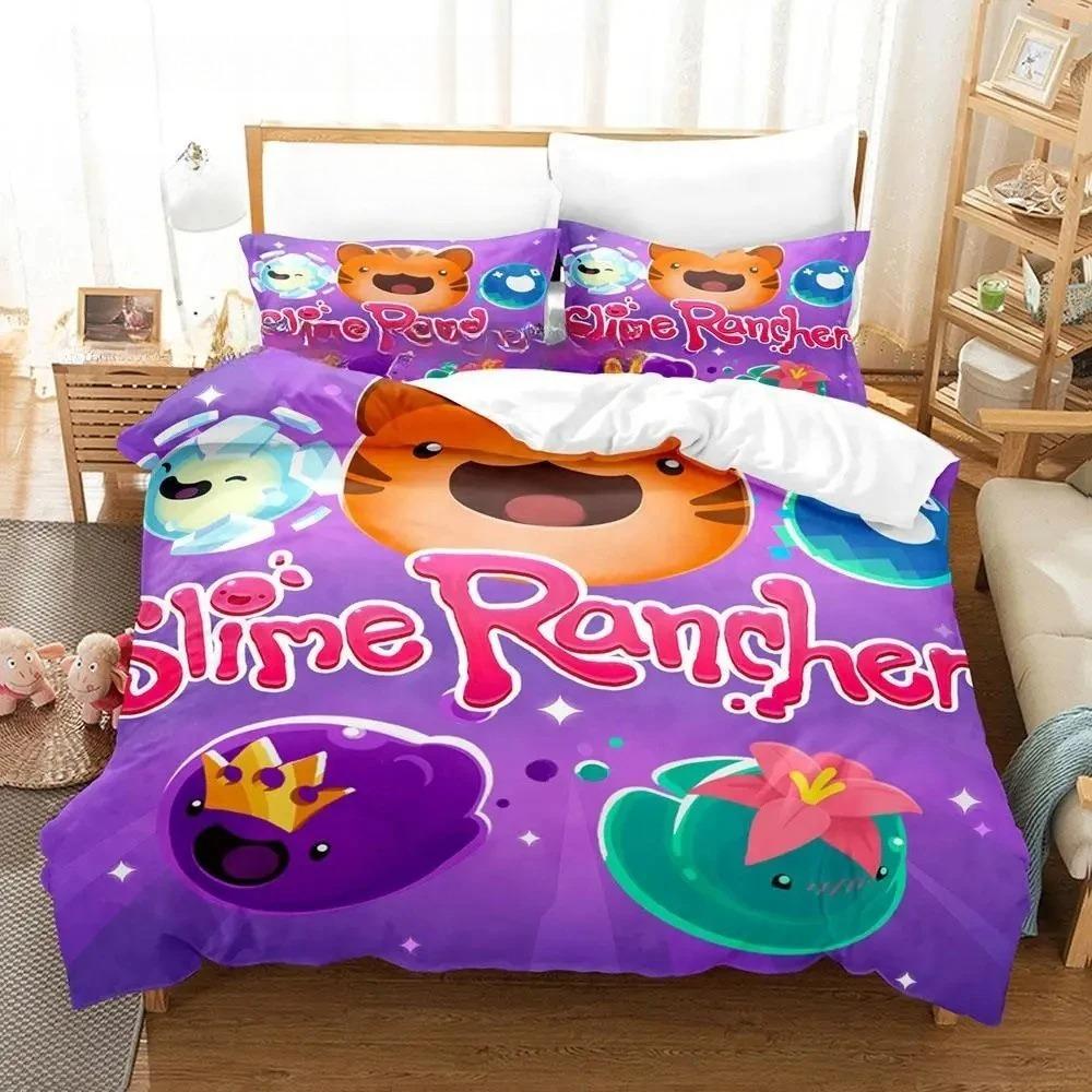 Slime Rancher 2 Bedding Set Single Twin Full Queen King Size Bed Set Aldult Boys Bedroom Duvet cover Sets 3D Anime