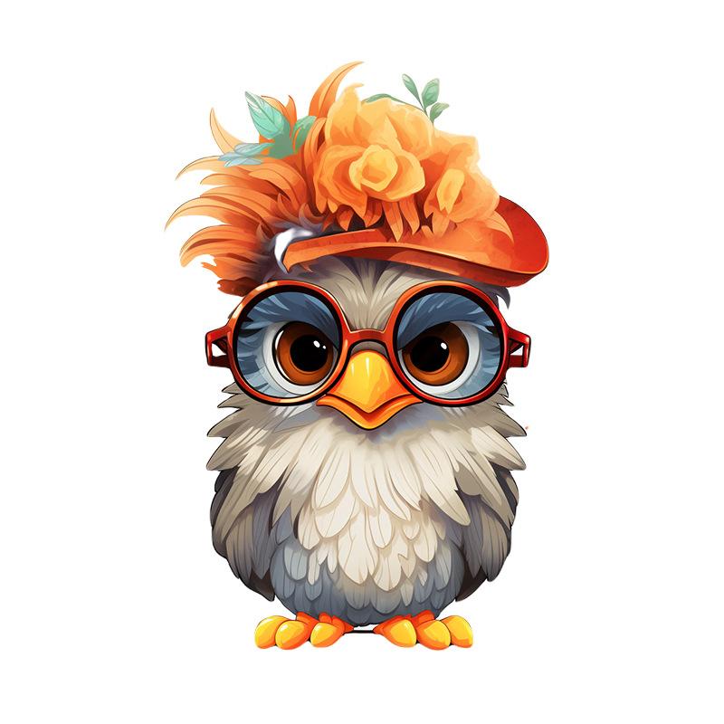 Roztomilé ptačí samolepky na zeď Kreativní dekorace do dětského pokoje na toaletu Moderní samolepky