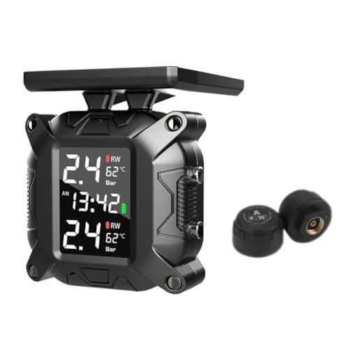 

Stynxro Монитор давления в шинах мотоцикла TPMS Датчик давления мотоцикла Водонепроницаемый IP68 Мониторинг в реальном времени Многофункциональный Аварийный сигнал об аномалии Так