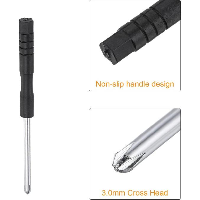 uxcell Mini Phillips Screwdriver, 3.0mm Cross Head for Watch Eyeglasses Electronics Repair, 10 Pcs