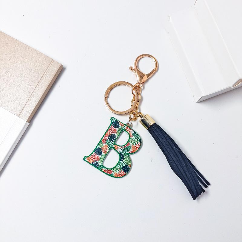 Colorful English Alphabet Keychain & Graduation Gift Accessory