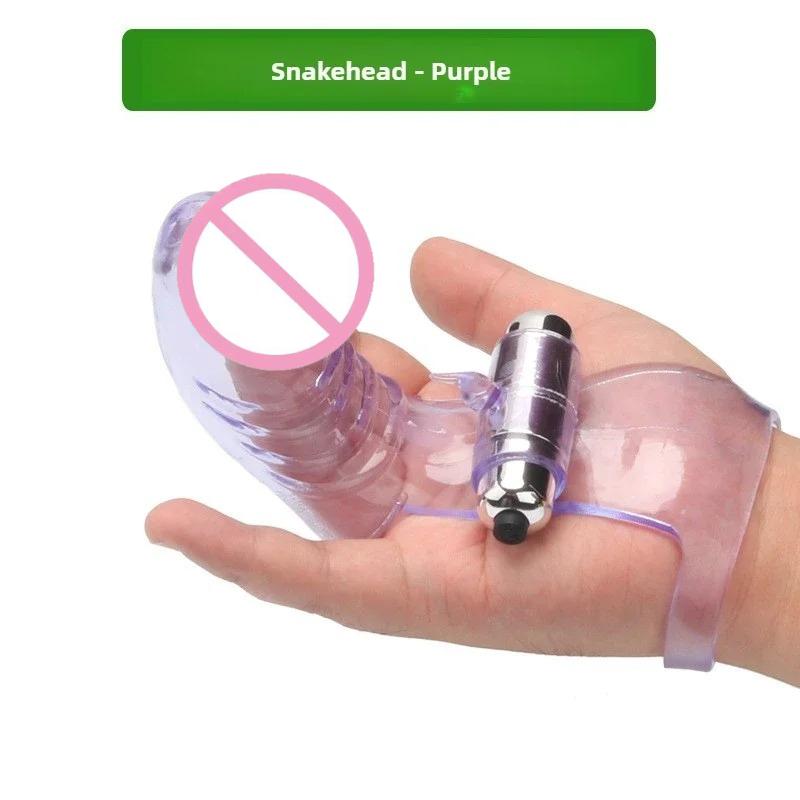 Vibrating Finger Cover for Couples – G-Spot &Clitoral Stimulator Flirting Vibration Toy, Adult Sex Accessory (Finger Condom)