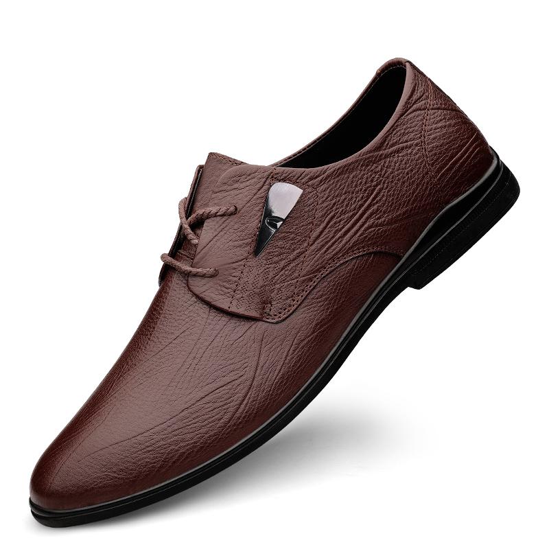 

Fashion 2024 Men Office Oxfords Shoes Hot Sale Male Comfortable Dress Shoe Brand Coiffeur Shoes Lace-up Casual Genuine Leather Footwear 47
