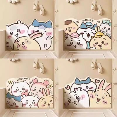 Usachi Cartoon Household Floor Mat Home Door Silk Ring Door Door Door Can Be Wiped Wash Non-slip Can Be Cut Foot Mat
