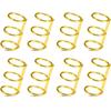 8 Pcs 3-Ring Metal Loose Leaf Binders Book Rings Perfect for DIY Travel Journals, Photo, Document Binding, and Craft Projects