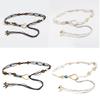 Woven Beads Belt Sexy Waistband with Beads Waistband for Girls Ladies