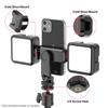 Multi functional Phone Holder Clamp Phone Tripod Mount 360 degrees  Rotatable with Dual Cold Shoe Mounts for Smartphone
