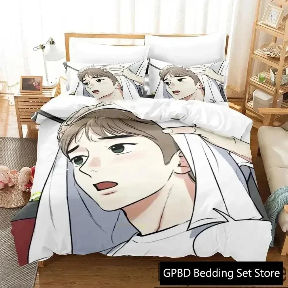 3D Print Anime Bj Alex Bedding Set Duvet Cover Bed Set Quilt Cover Pillowcase Comforter King Queen Size Boys Adult Bedding Set