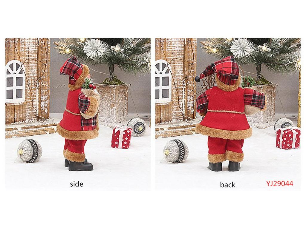 30cm Stehender Weihnachtsmann Weihnachts-Puppe für Schaufenster-Ausstellung