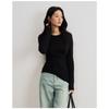 Tencel Modal Cashmere Bottoming Shirt for Women in Autumn and Winter Slim Solid Color Skin-friendly T-shirt High-end Light Luxury Knitwear