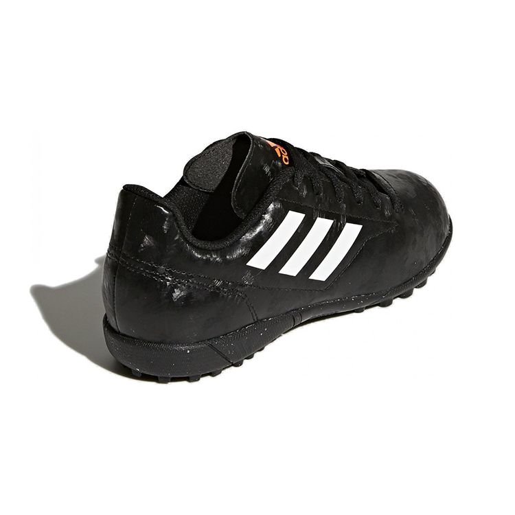 Adidas Conquisto II Tf J Laced Round Toe Sports Durable Non-Slip Low-Top Kids Soccer Shoes Kids Soccer Shoes Black BB0564