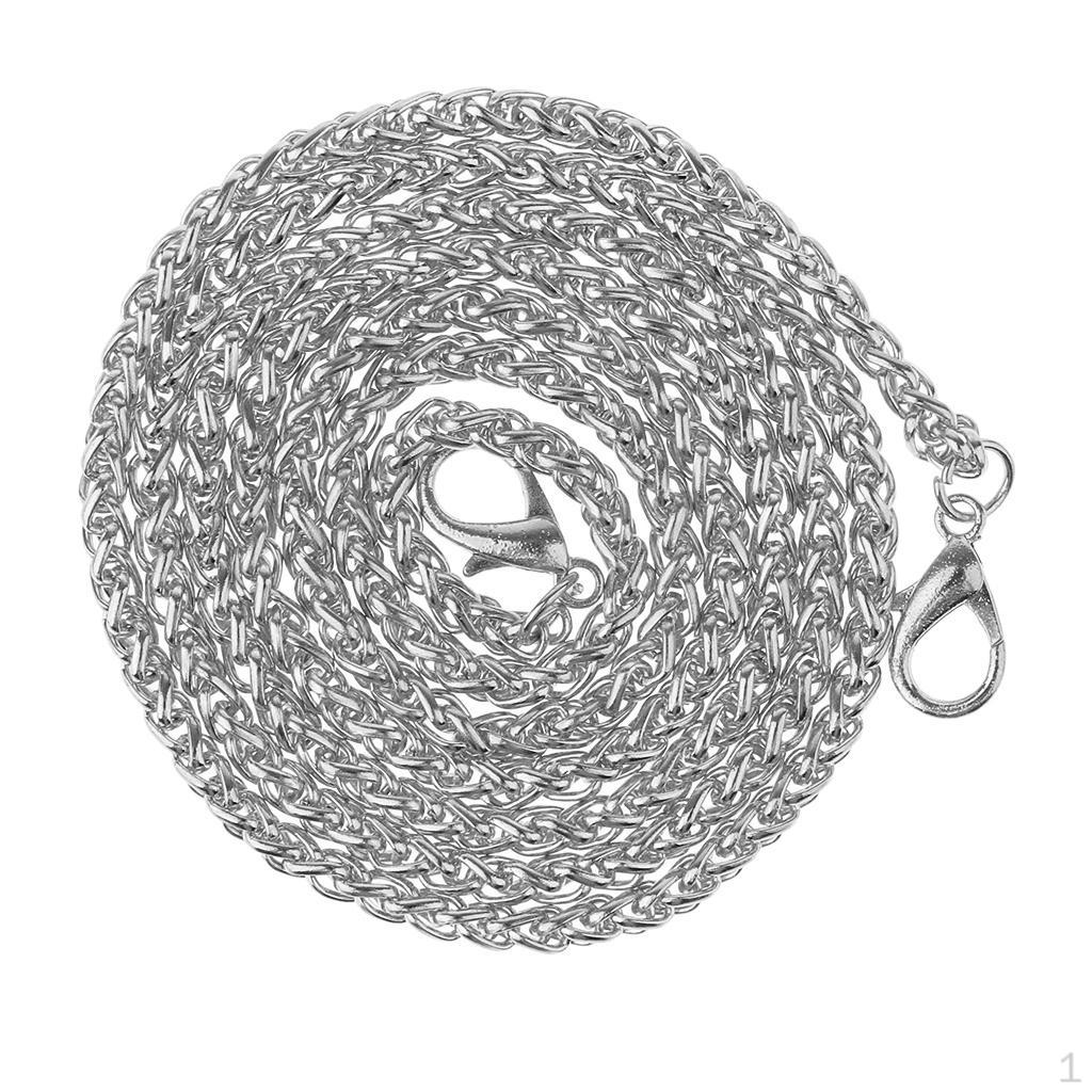 

Metal Purse Chain Strap Shoulder Bag Handbag Replacement Silver