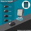 Easy Install Outdoor Work Light USB-C Quick Charge Electric Torch LED Working Lamp  Camping Lamp