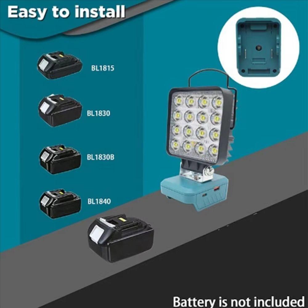 Easy Install Outdoor Work Light USB-C Quick Charge Electric Torch LED Working Lamp Camping Lamp