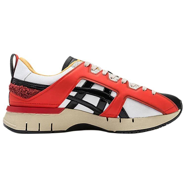 ONITSUKA TIGER Fabilac Lightweight Comfortable Slip-Resistant Durable Balanced Low-Top Casual Shoes Unisex Casual Shoes White Orange 1183A775-100