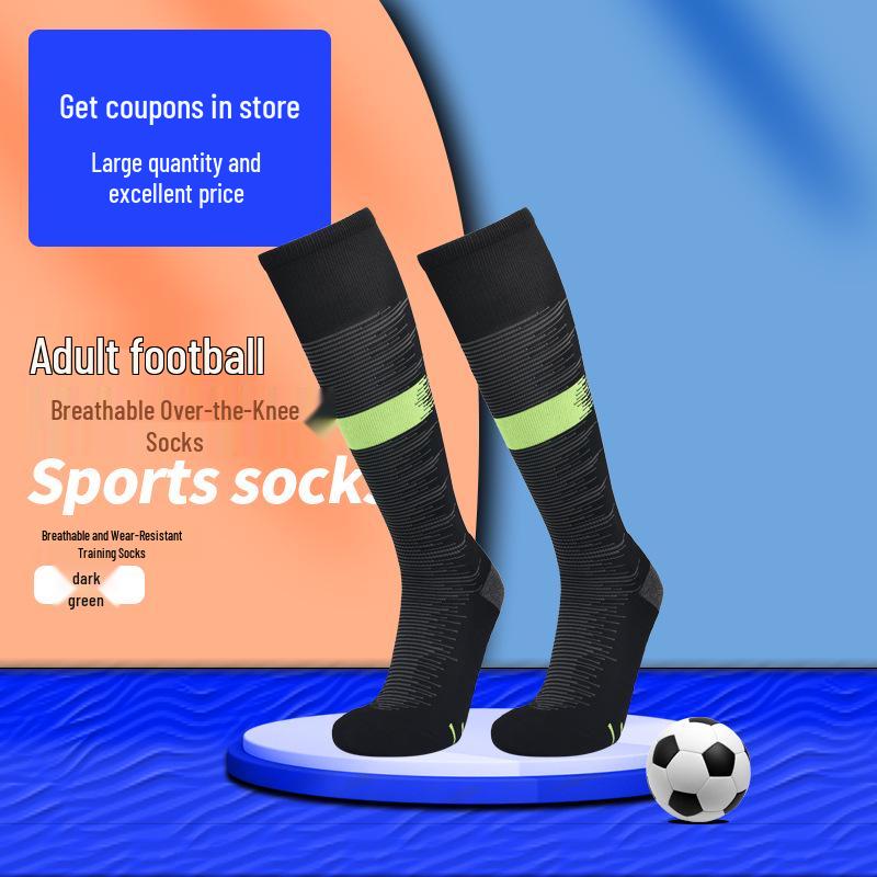 Calzini da Calcio Ispessiti: Disponibile, Assorbe il sudore e traspirante, Ideale per l'allenamento e la competizione, Adatto a bambini e adulti