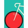 Vintage Bicycle Poster Cycling Bike Bauhaus Canvas Painting Modern Minimalist Wall Art Print Picture Home Room Decor Biker Gift