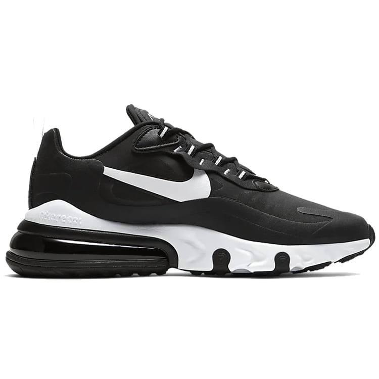 Nike Air Max 270 Textile, Synthetic Leather Cushioning Abrasion Resistant Low top Casual Running Shoes Men's Black CI3866-004