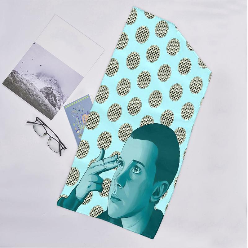 Stranger Things Fashion Beach Towel: Ideal for Summer Adventures Soft, Absorbent and Quick Drying Suitable for Swimming and Bathing
