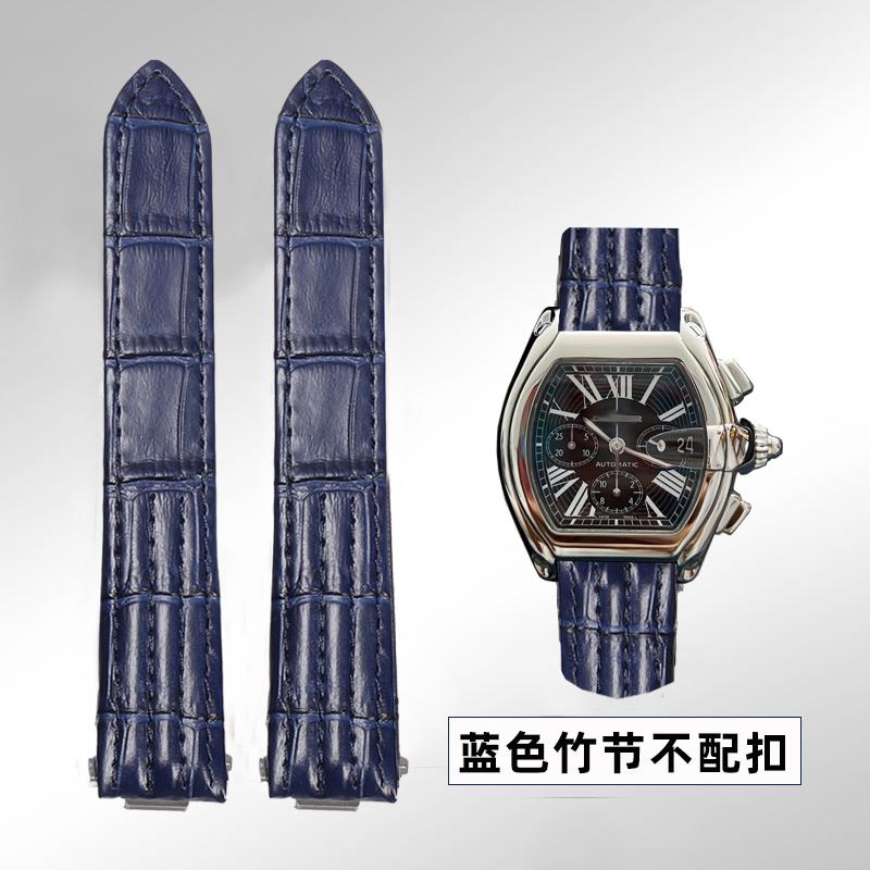 19mm 20mm Pro Cartier Roadster W6206018 W6206017 Řemínek k hodinkám z pravé kůže Pánský Náhradní Řemínek k hodinkám z hovězí kůže Nylonový Pásek na zápěstí