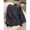 Elegant Plus Size Korean Style Wool Coat - Women's Winter Double-Faced Loose Jacket