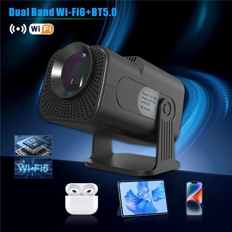 Smart Home Theater 1080p Android Projector with WiFi