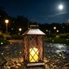 Retro Style Outdoor Candle Lantern