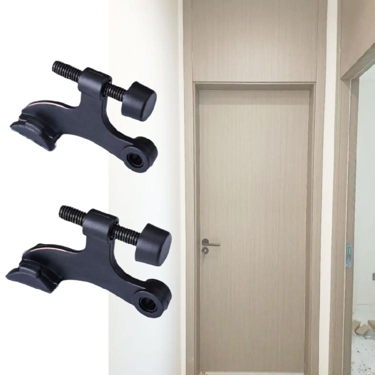 Door Top Hinges set US Type Door Stoppers set Heavy Duty Door Support Metal Hinges Pin Door Stop Simple Installation
