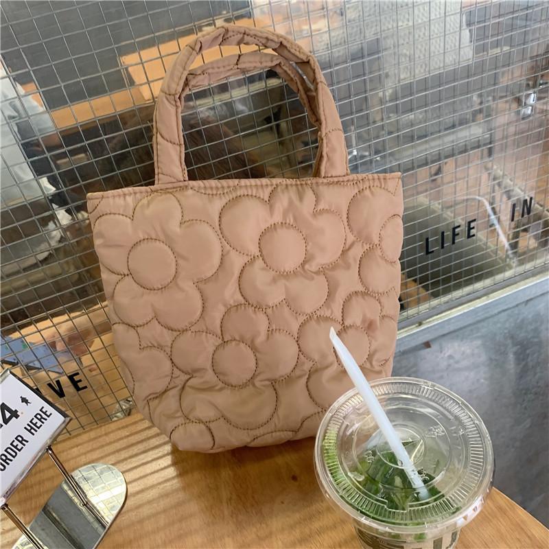 

Новая, милая стеганая сумка для бенто коричневый