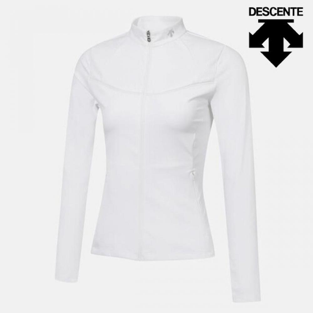 

DeScent Half Club Women S Slim Fit Training Zip Up Sp122tft16wht0 Zip Up 85