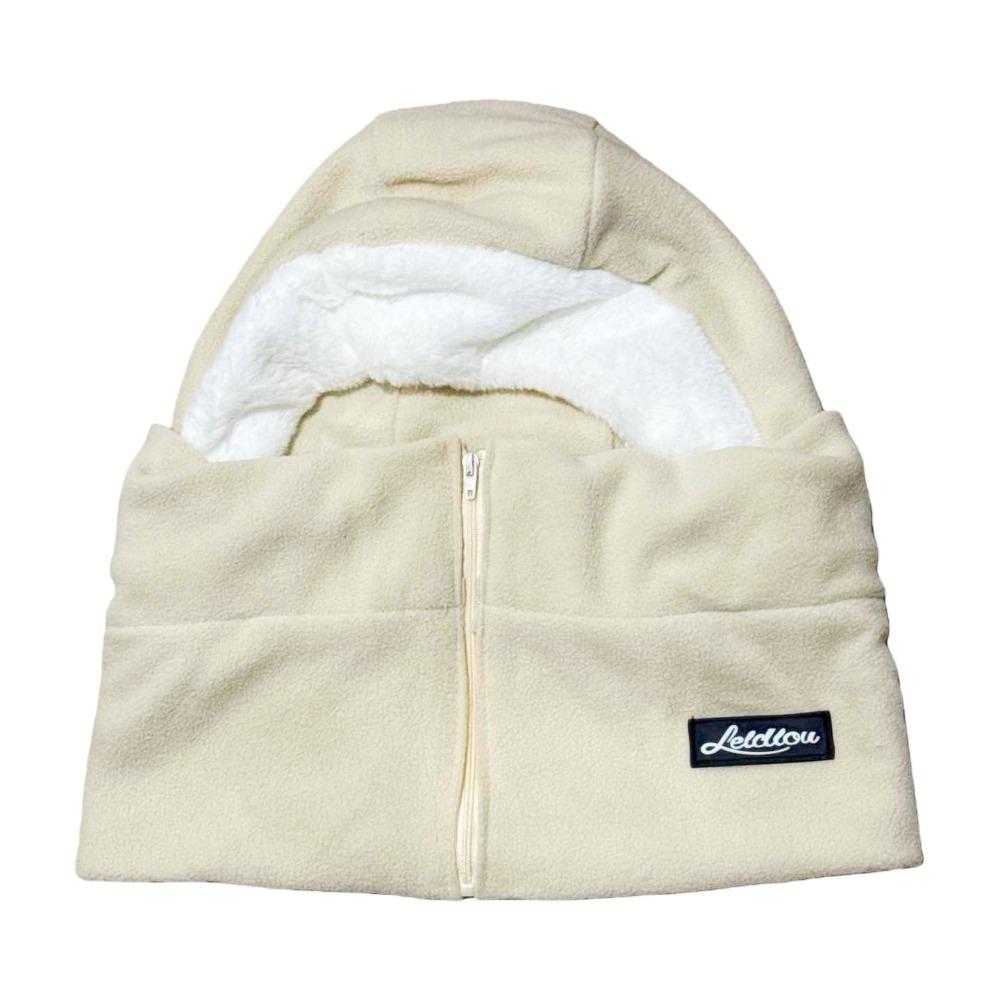 Windproof Plush Neckerchief Furry Mask Pullover Cap Beanies Hat Winter Balaclavas Cap  Women