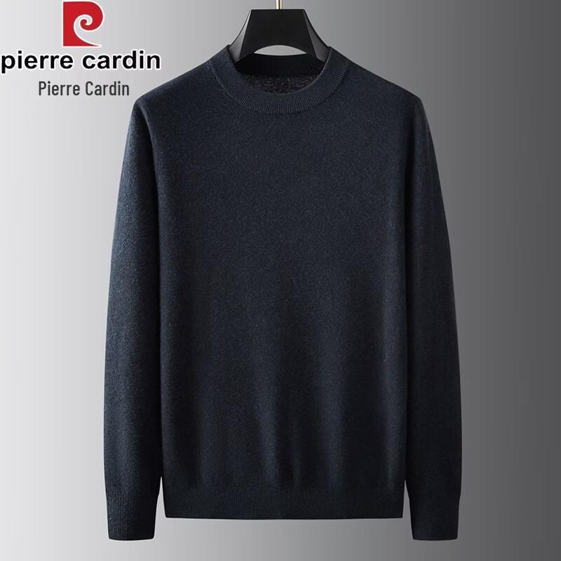 Pierre Cardin Men's Machine-Washable Merino Wool Crew Neck Sweater