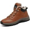 Men Winter Boots Casual Warm Sports Shoes Plus Velvet Outdoor Crosscountry Hiking Shoes Large Size Hiking Shoes Men Boots