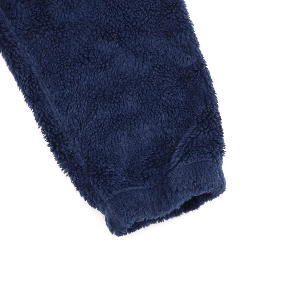 Supreme Shoulder Logo Fleece Jacket Navy