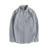 Clothing Factory Balance Cargo with Logo Cut Off Oxford Woven Shirts Men's Long Sleeves Pure Cotton Silm Hong Kong Style Japanese Style Shirt Coat