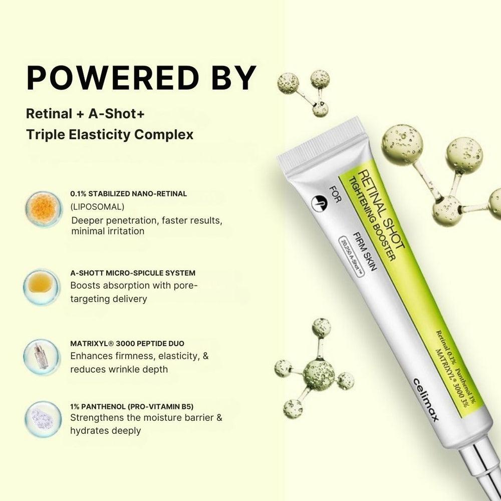 CELIMAX Vita-A Retinal Shot Stangrinantis Stiprinamasis Serumas 15ml