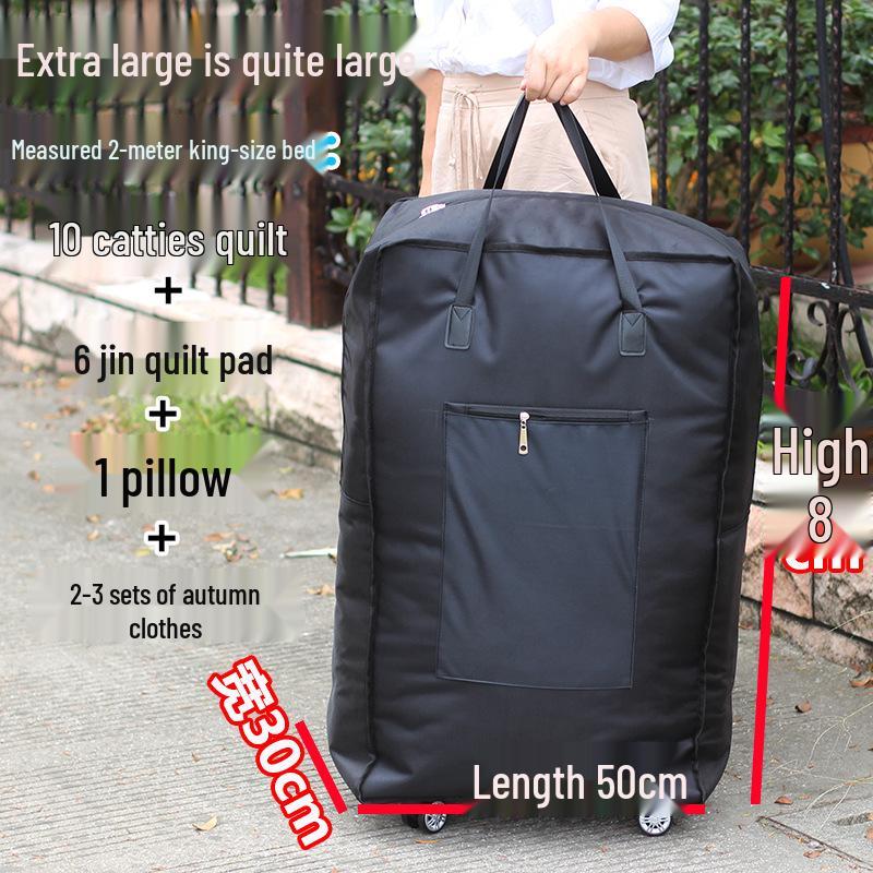 Reisetasche mit großer Kapazität, faltbar und mit Rollen – Unisex-Gepäck, Umstands- und Einkaufsaufbewahrungslösung