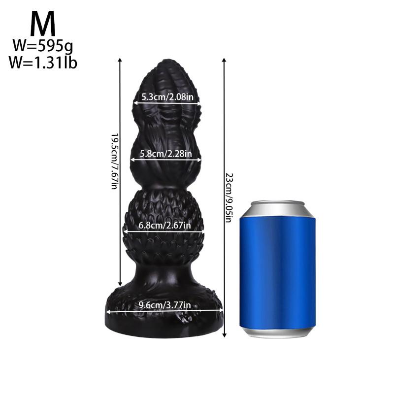 Butt Plug Trainer Kit, Large Anal Plug for Beginners & Advanced, Safe Silicone Sex Toys for Men Women Couples Gifts