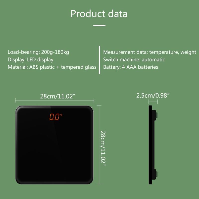 Body Fat Scale for Smart Scale Digital Bathroom Wireless Weight Scale Digital Weight Bathroom Scale Black/Red/White