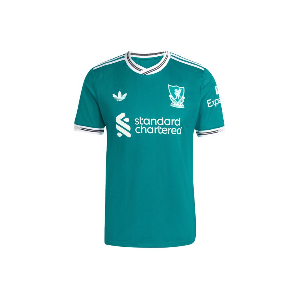 Adidas Originals Equipment Liverpool Club 25/26 Season Player Version Letter Short Sleeve Football Shirt Men Shirts JV6427