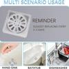 10-100PCS Disposable Shower Drain Hair Catcher Mesh Shower Covers Floor Sink Strainer Filter Hairs Stopper For Bathroom Kitchen
