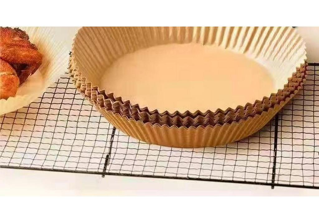 Disposable Bowl-Shaped Oil-Absorbing Air Fryer Paper, Food-Grade Silicone Baking Liners
