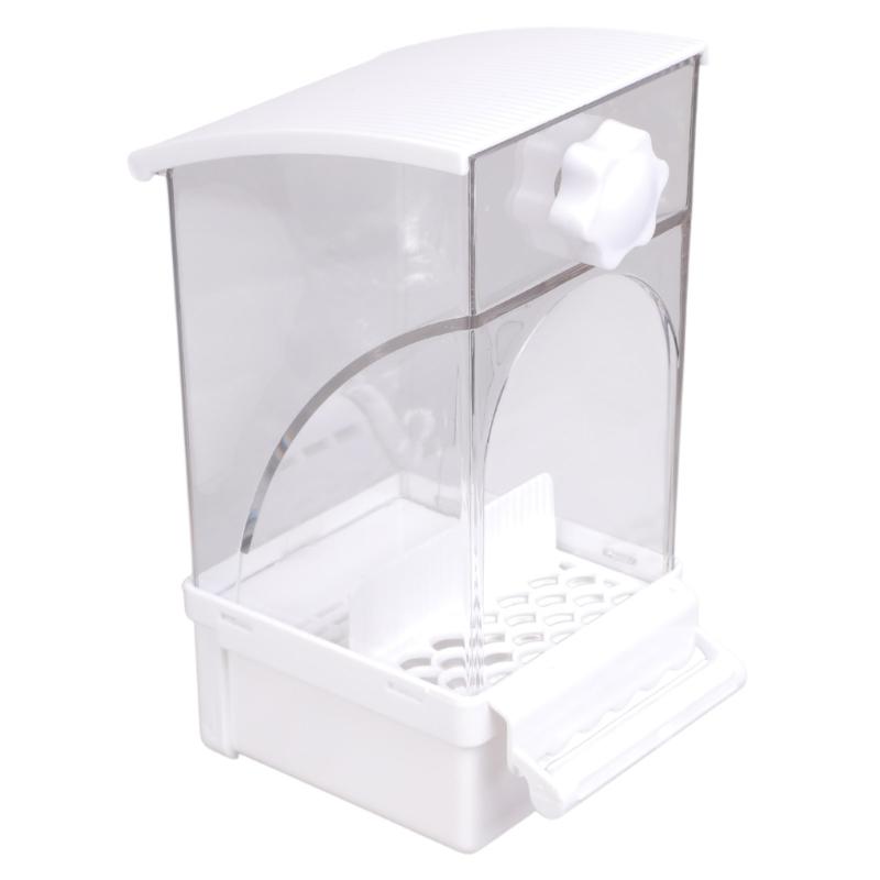 Plastic Anti Spill Parrots Feeder With Detachable Design For Easy Cleaning Bird Cage Accessories food Food Dispenser