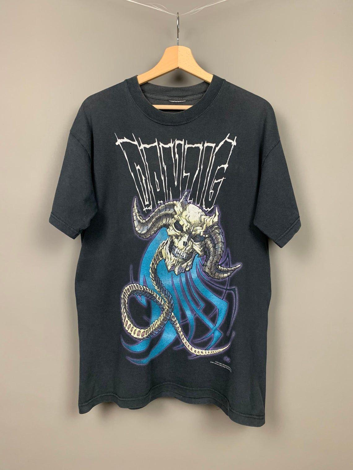 Danzig 2000 Vintage Band Black Short Sleeve Unisex Tshirt Reprint S5XL KH7284 M